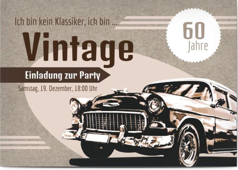 Die perfekte Einladung zum 60. Geburtstag Honeymoments
