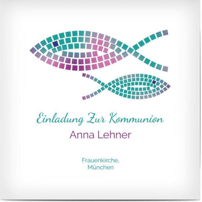 Einladungskarten Einfach Und Günstig Einladungen zur Kommunion gestalten - Honeymoments